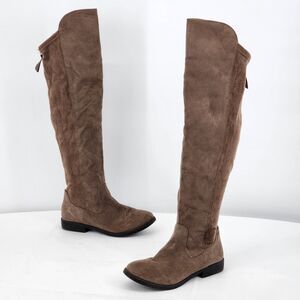 Style & Co Hayley Faux Suede Wide Calf Over The Knee Boots Size 7